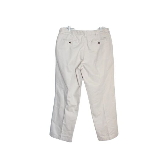 IZOD Chino Casual Pants Flat Front Mens Size 34 x 29 - Picture 1 of 5